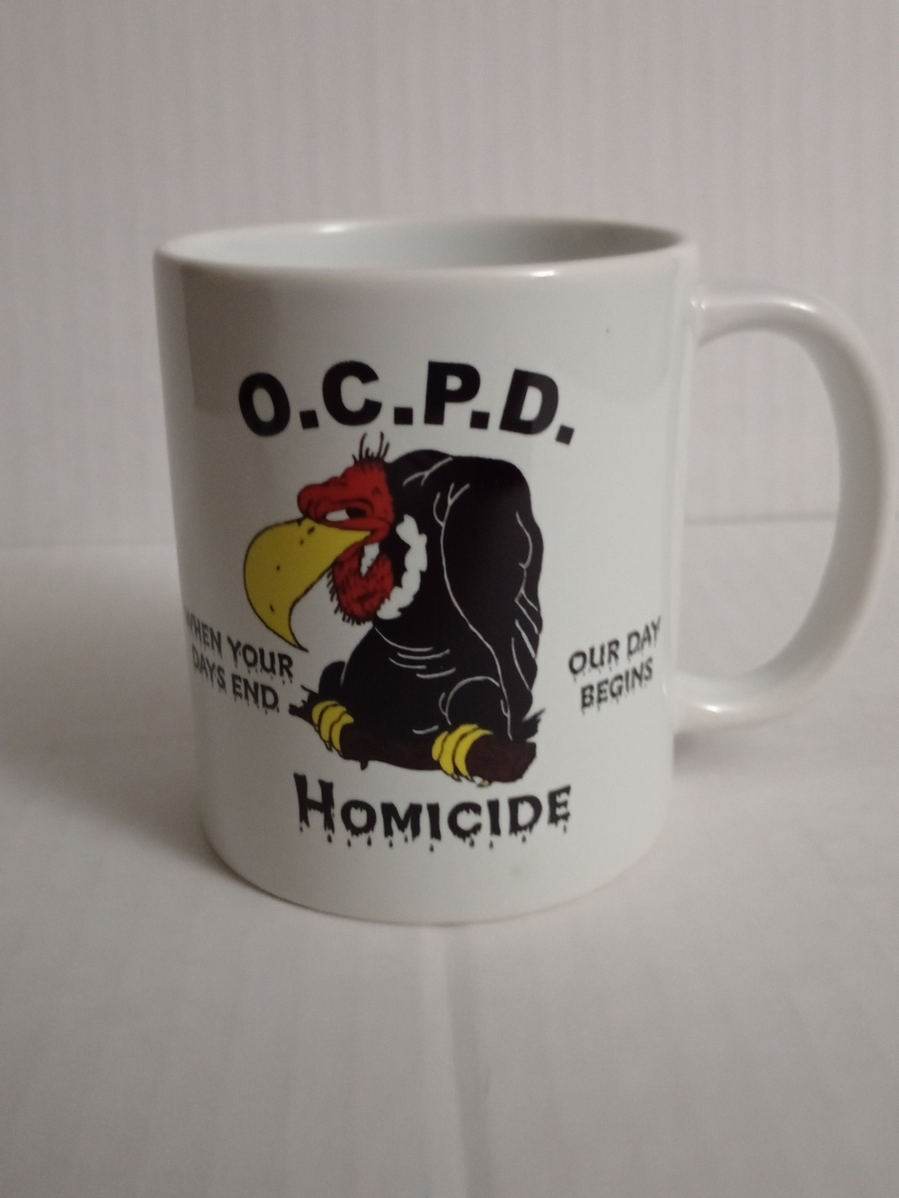 OCPD Homicide Novelty Coffee Mug When Your Days End Our Day Begins Oklahoma City